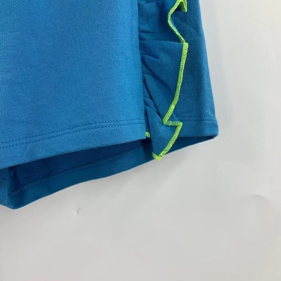 Open Edit Kids' Side Ruffle Shorts In Blue Cendre Be Yourself Size 3 NWT - Picture 4 of 12